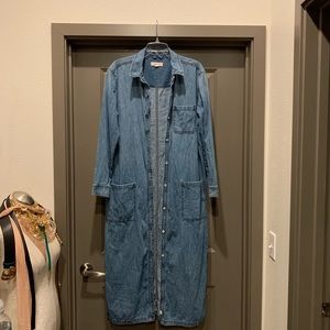 Treasure and Bond denim long shirt dress
